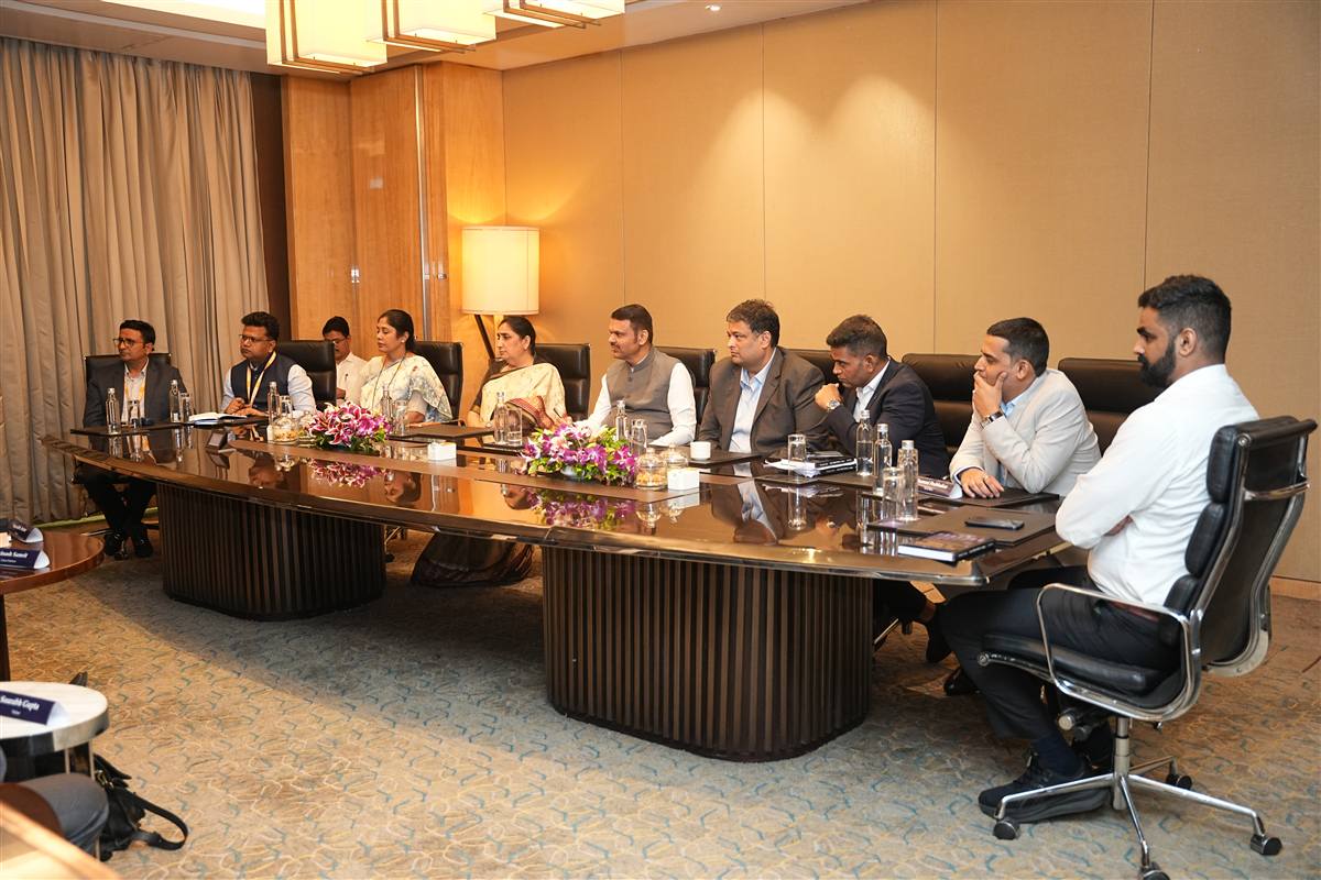 The closed-door roundtable in session